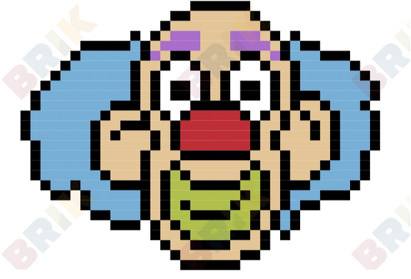 International Clown Week Pixel Art