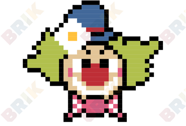 International Clown Week Pixel Art