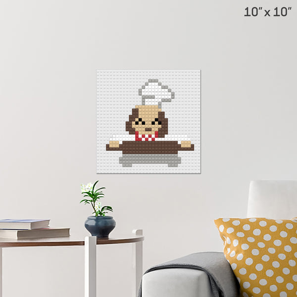 International Dog Biscuit Appreciation Day Brick Poster