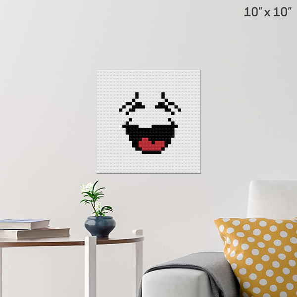 International Moment of Laughter Day Brick Poster
