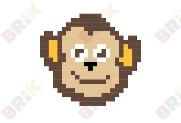 International Monkey Day Pixel Art