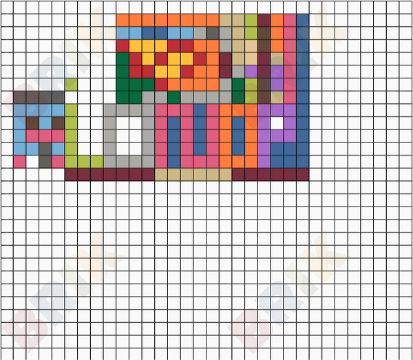 Ionop Pixel Art Logo
