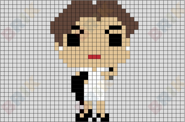 Irene Adler Pixel Art