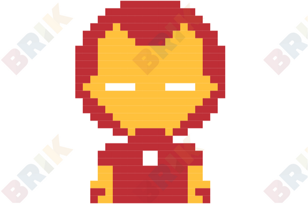 Iron Man Pixel Art