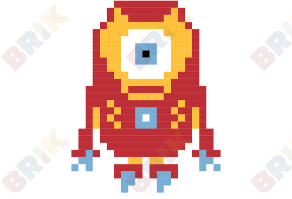 Iron Man Pixel Art