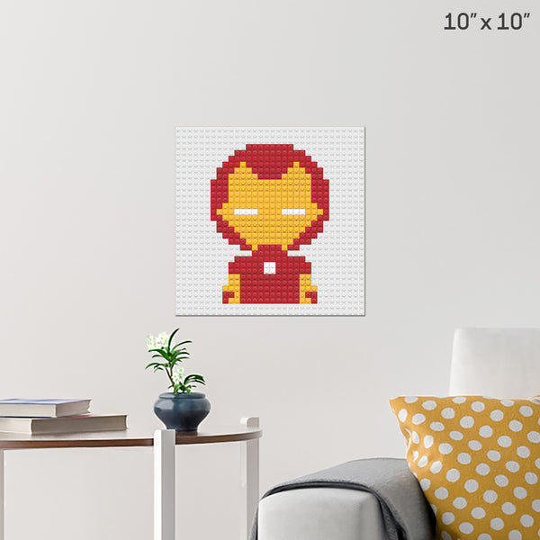 Iron Man Brick Poster