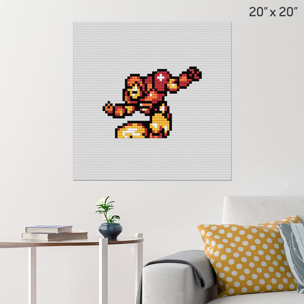 Iron Man Brick Poster