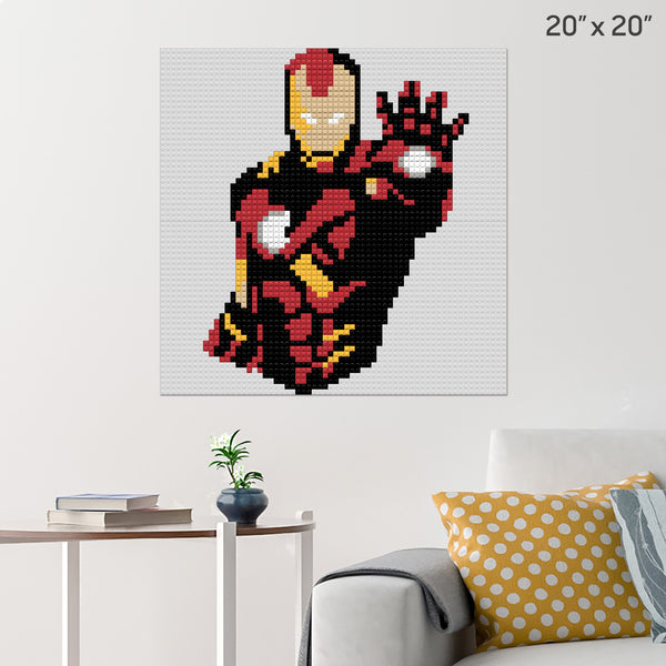 Iron Man Brick Poster
