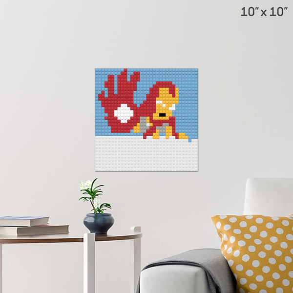 iron man Brick Poster