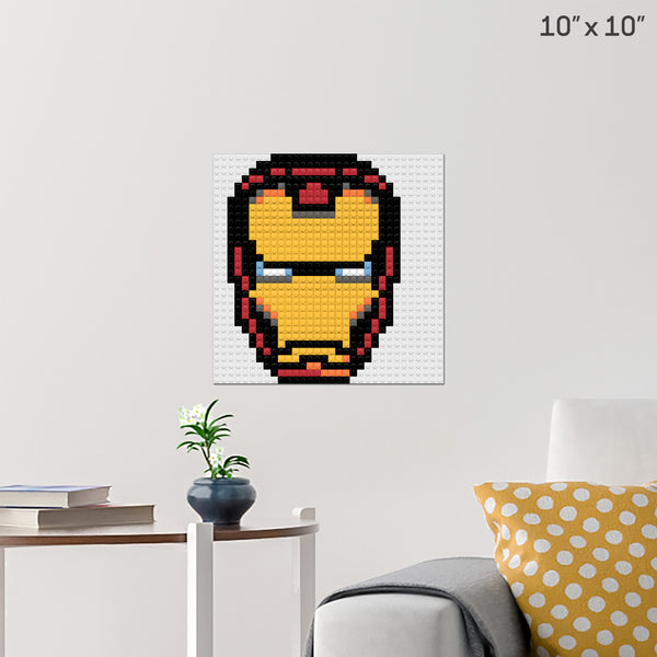 Iron Man Brick Poster