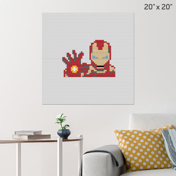 Iron Man Brick Poster