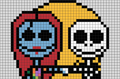 jack-and-sally-pixel-art-pixel