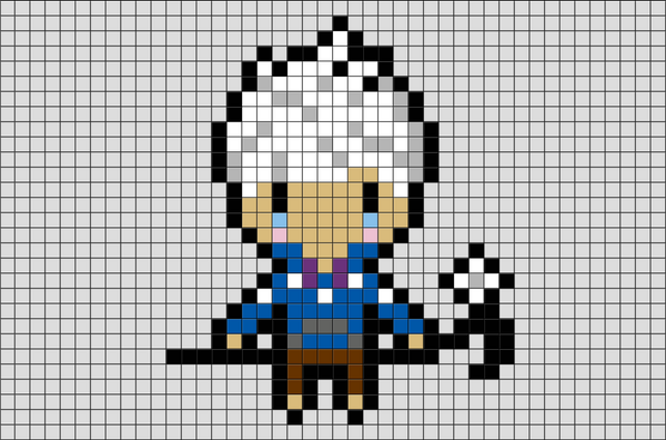 Jack Frost Pixel Art