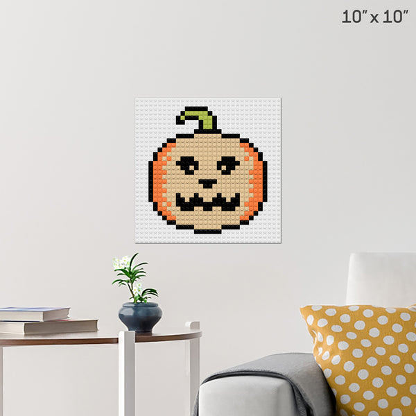 Jack O Lantern Brick Poster