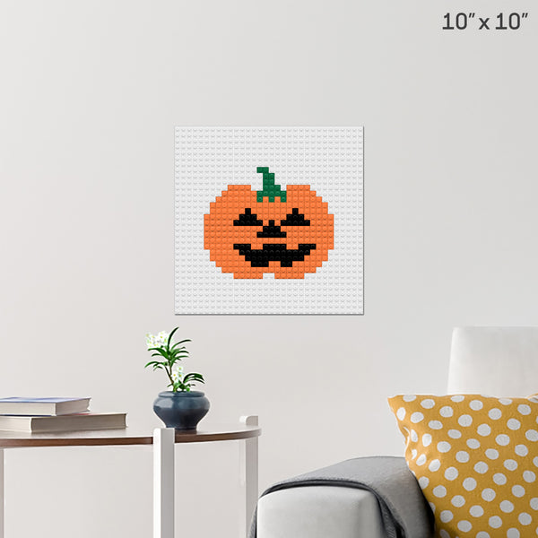 Jack O Lantern Brick Poster