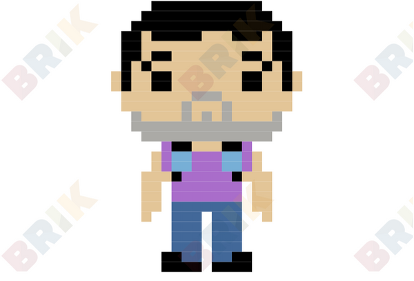 Jack Shephard Pixel Art