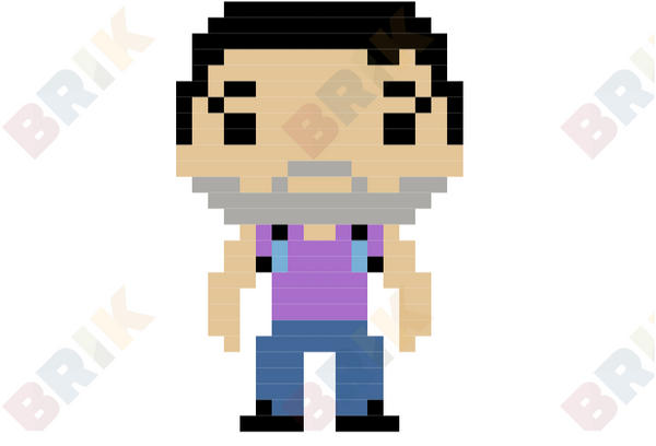 Jack Shephard Pixel Art
