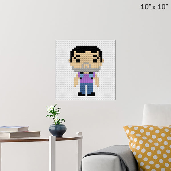 Jack Shephard Brick Poster