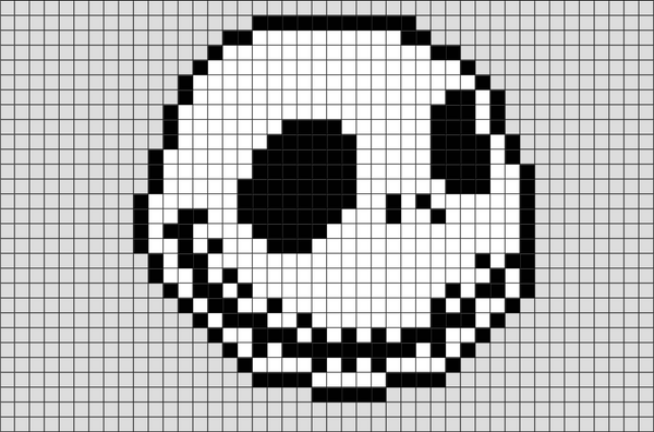 Jack Skellington Pixel Art