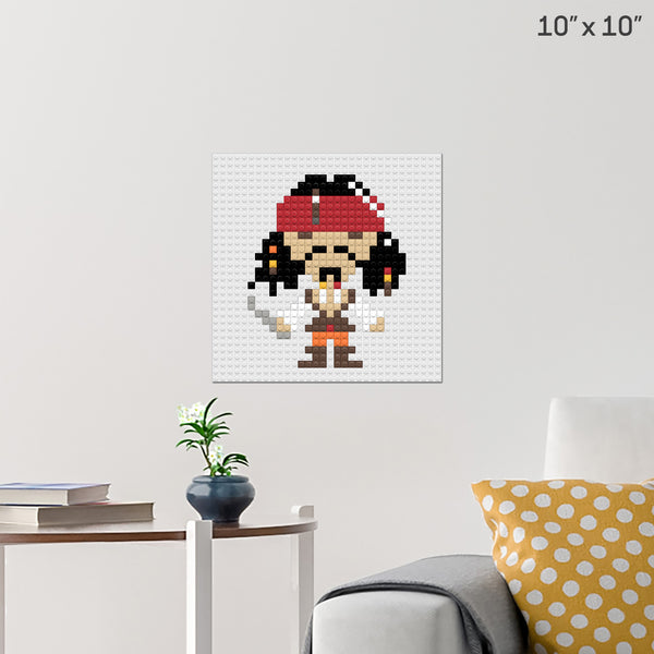 jack sparrow Brick Poster