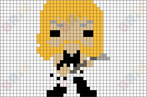 James Hetfield Pixel Art