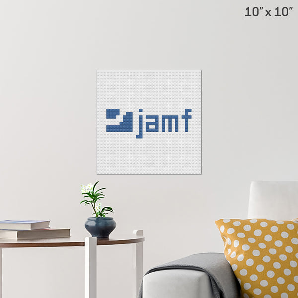 Jamf Blue Brick Poster