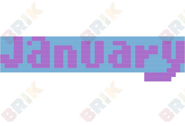 January Pixel Art