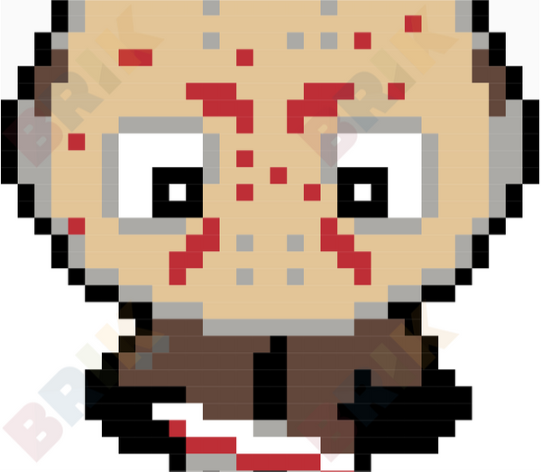 Jason Voorhees Pixel Art
