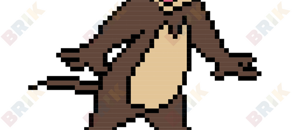 Jerry Mouse Pixel Art