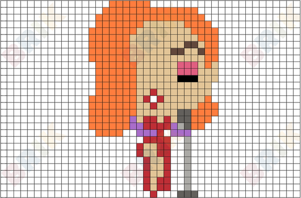 Jessica Rabbit Pixel Art