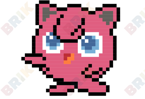 Jigglypuff Pixel Art