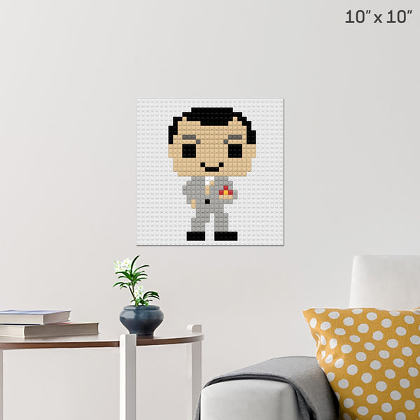 Jim Moriarty Brick Poster