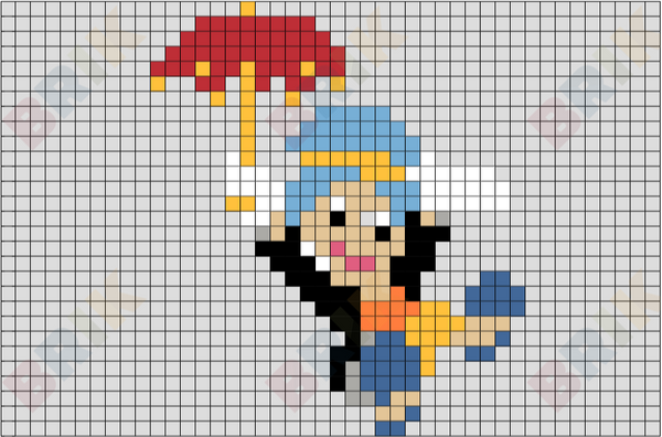 Jiminy Cricket Pixel Art