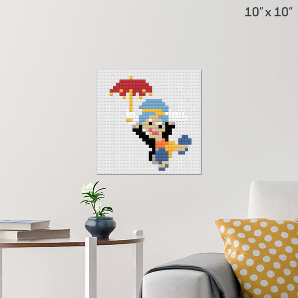Jiminy Cricket Brick Poster