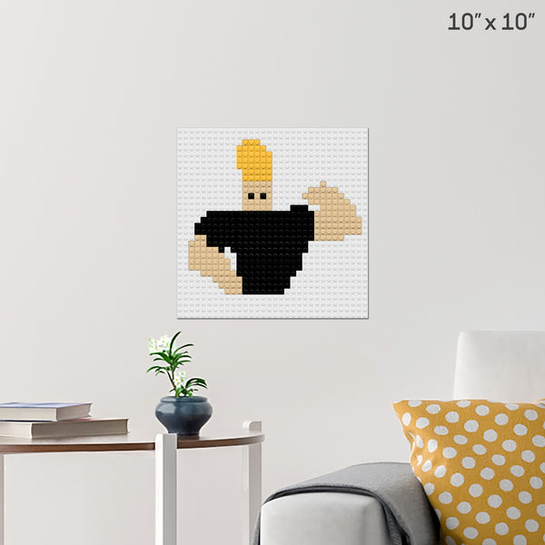 johnny bravo Brick Poster
