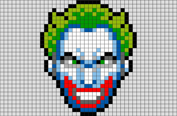 Joker Pixel Art