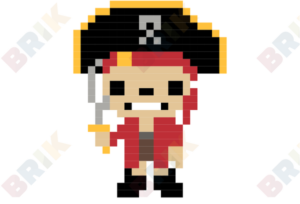 Jolly Roger Pixel Art