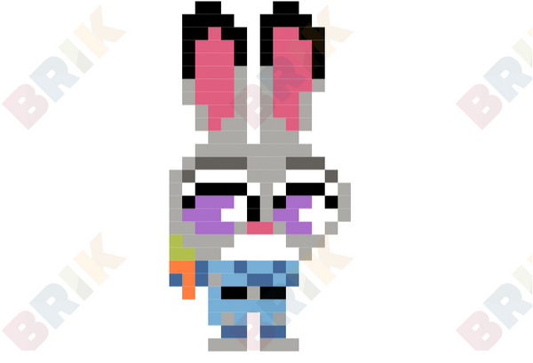 Judy Hopps Pixel Art