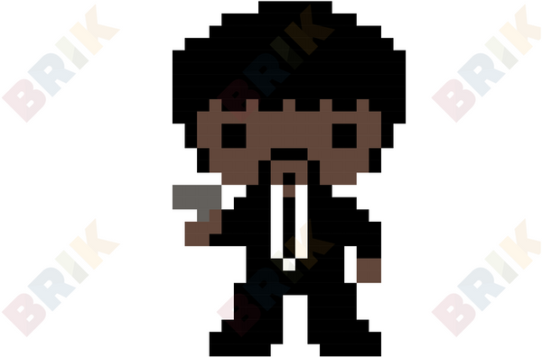 Jules Winnfield Pixel Art