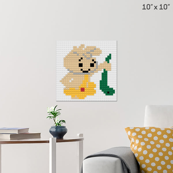 Jungle Boy Brick Poster