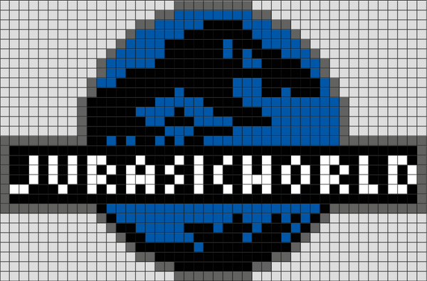 Jurassic World Pixel Art