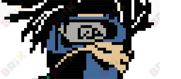 Kakashi Pixel Art