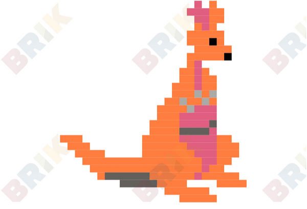Kanga Pixel Art