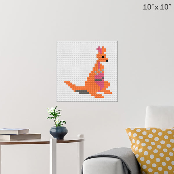 Kanga Brick Poster