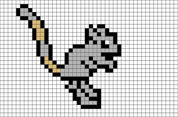 Kangaroo Rat Pixel Art