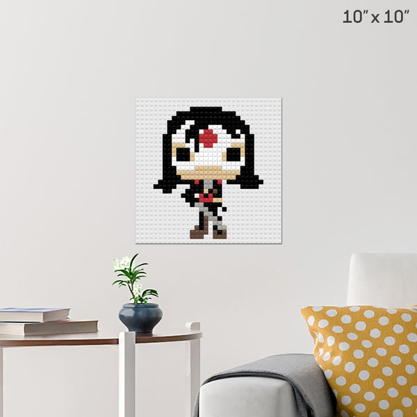 Katana Brick Poster