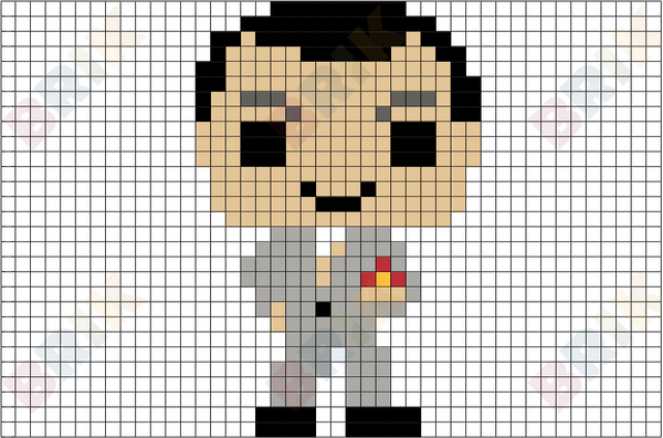 Jim Moriarty Pixel Art