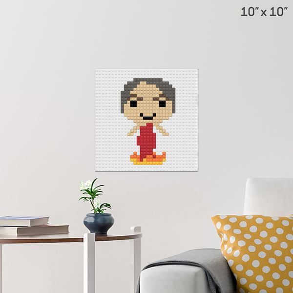 Katniss Everdeen Brick Poster