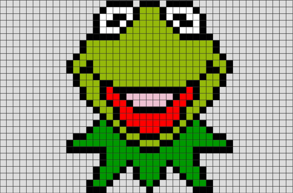 Kermit the Frog Pixel Art