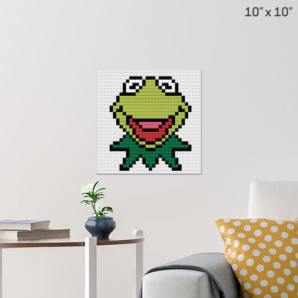 Kermit the Frog Brick Poster